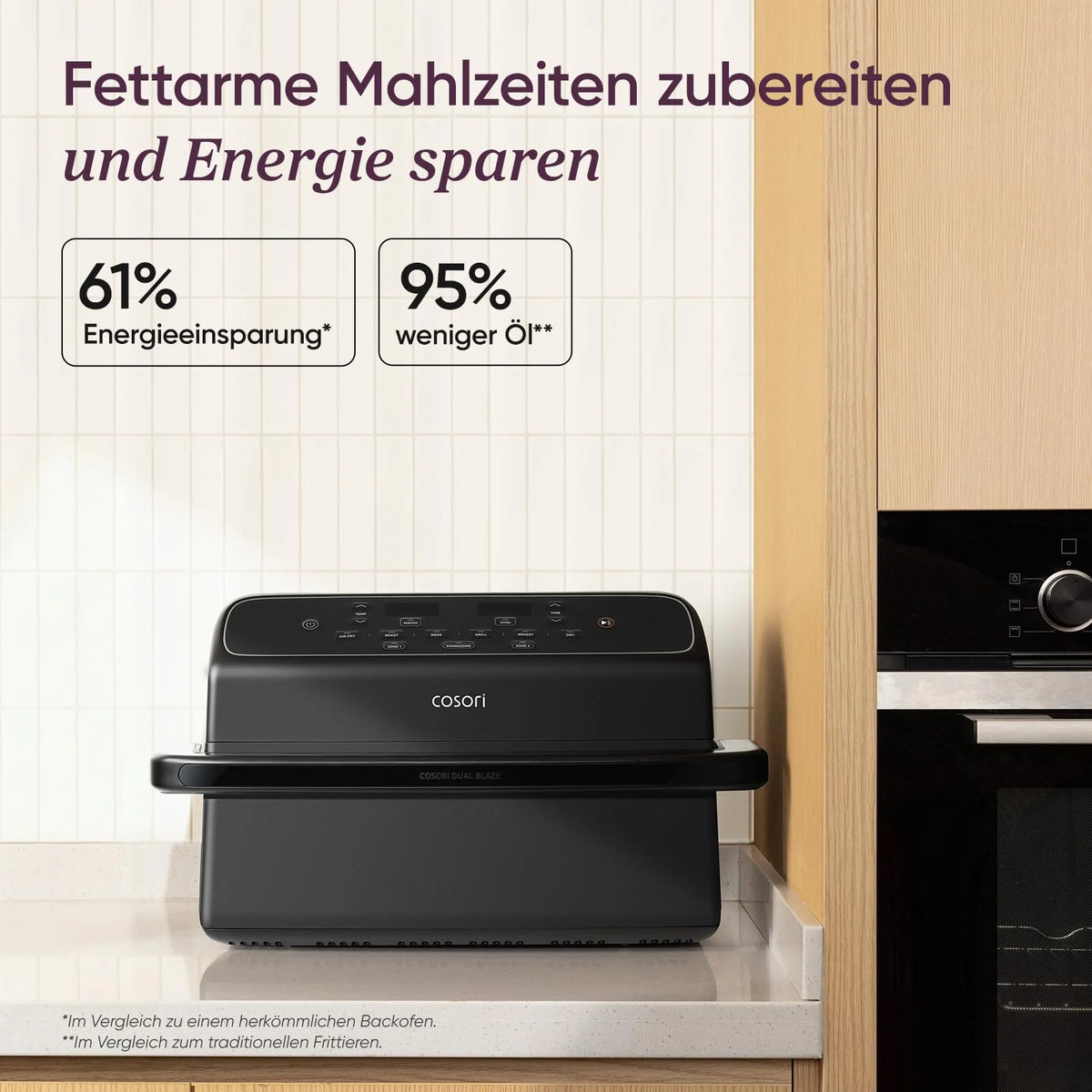 2026 Airfryer Heißluftfritteuse der neuen Generation 2026 mit Dual Blaze Twinfry Compact und NTC Technologie