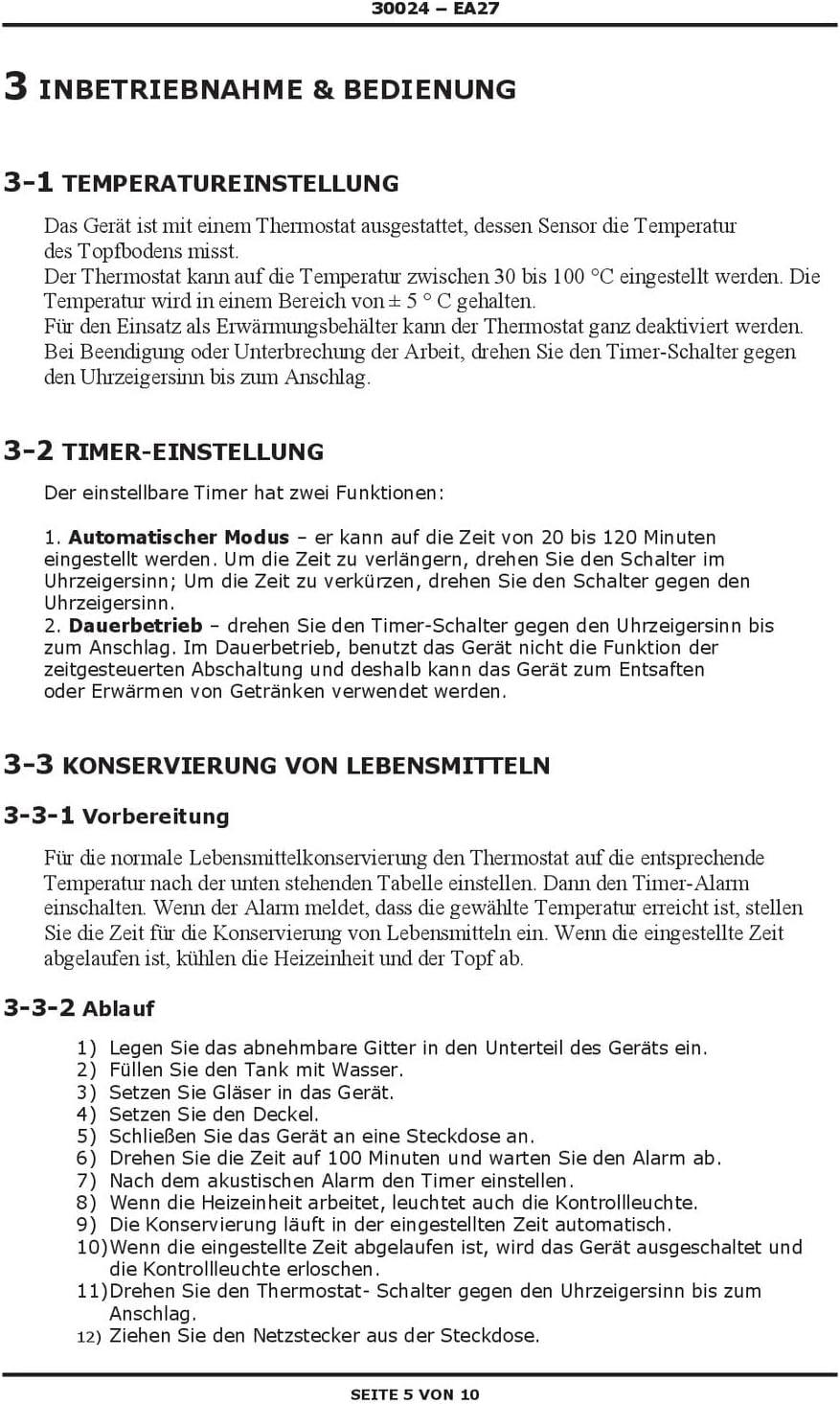 2026 DEMA Einkochautomat EA27 – 27 Liter, 1800 Watt, Einkocher, Einkochtopf, Glühweintopf, Gulaschkanone, mit Timer & Alarm – ideal für Einkochen, Erhitzen & Warmhalten
