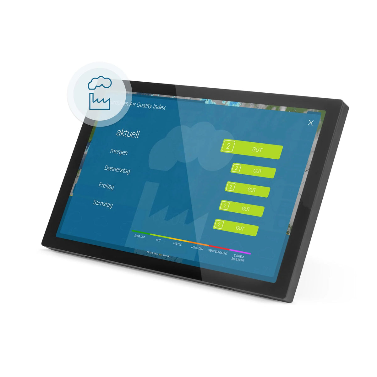 2026 WetterOnline WLAN Wetterstation home 4 mit WetterRadar HD Farbdisplay RegenRadar Unwetterwarnungen 14 Tage Wettervorhersage