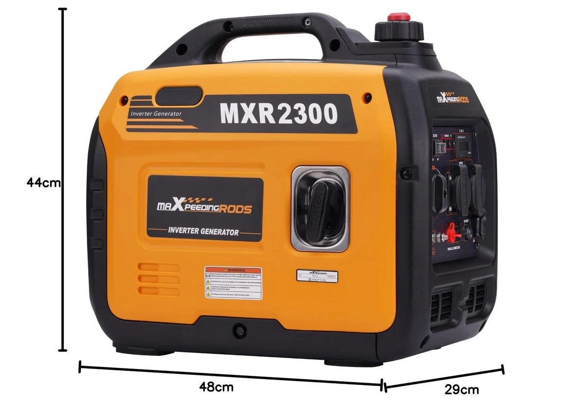 2026 2300W Inverter Stromerzeuger Benzin leise 4 Takt tragbar 18,5kg für Camping Wohnmobil USB 230V Steckdosen