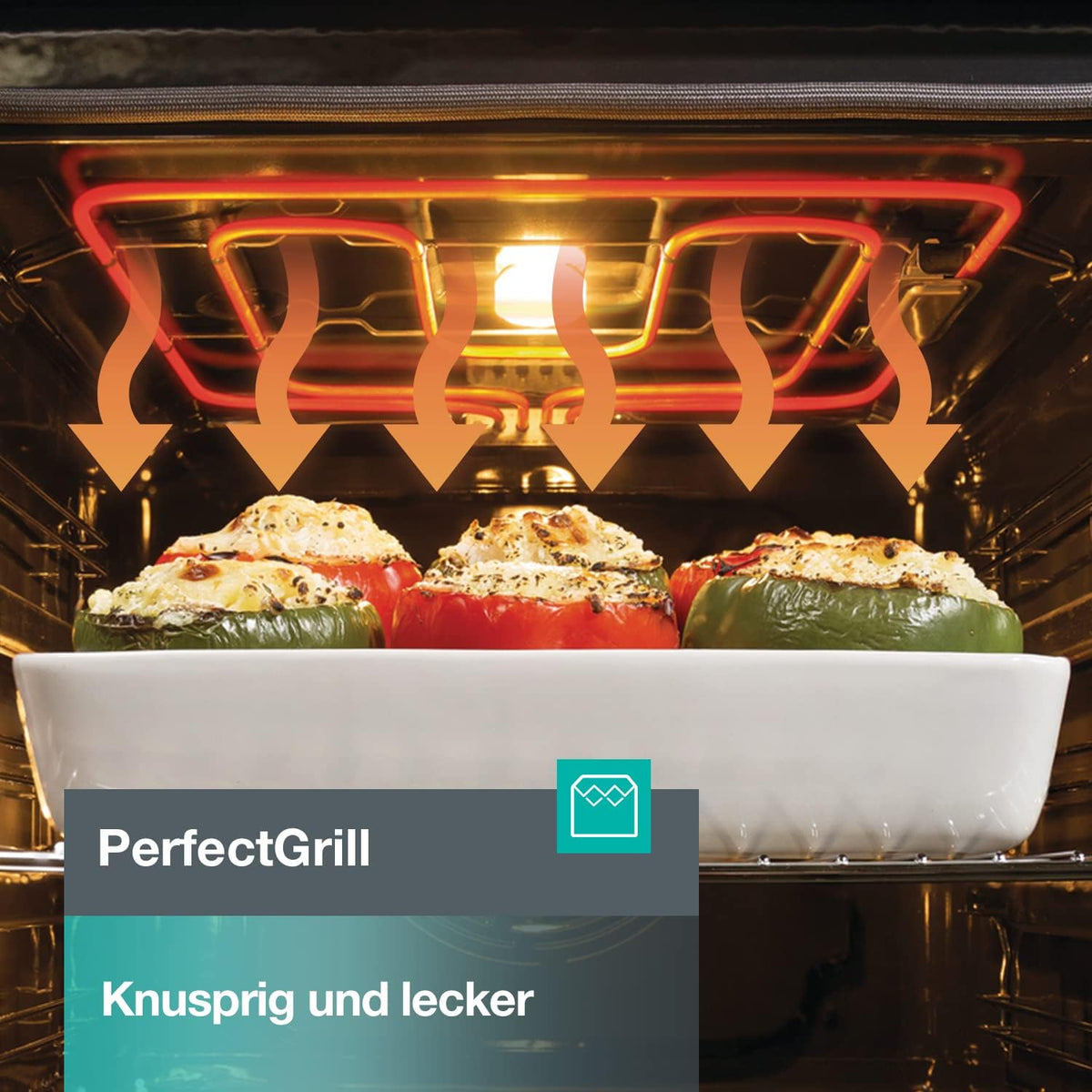 2026 Gorenje GECS5C70XPA Elektro-Standherd mit Glaskeramik-Kochfeld / 50cm / 70 Liter/GentleClose/Schnellaufheizung/AirFry/ExtraSteam/Pizzamodus 300°C/Teleskopauszüge/AquaClean/BräterZone/schwarz