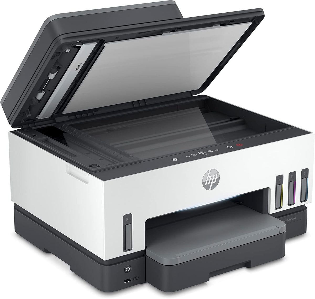 2026 HP Smart Tank 7605 4-in-1 Multifunktionsdrucker (WLAN; Duplex; ADF) – 3 Jahre Tinte inklusive, 3 Jahre Garantie, großer Tintentank, hohe Reichweite, Drucken in hoher Qualität