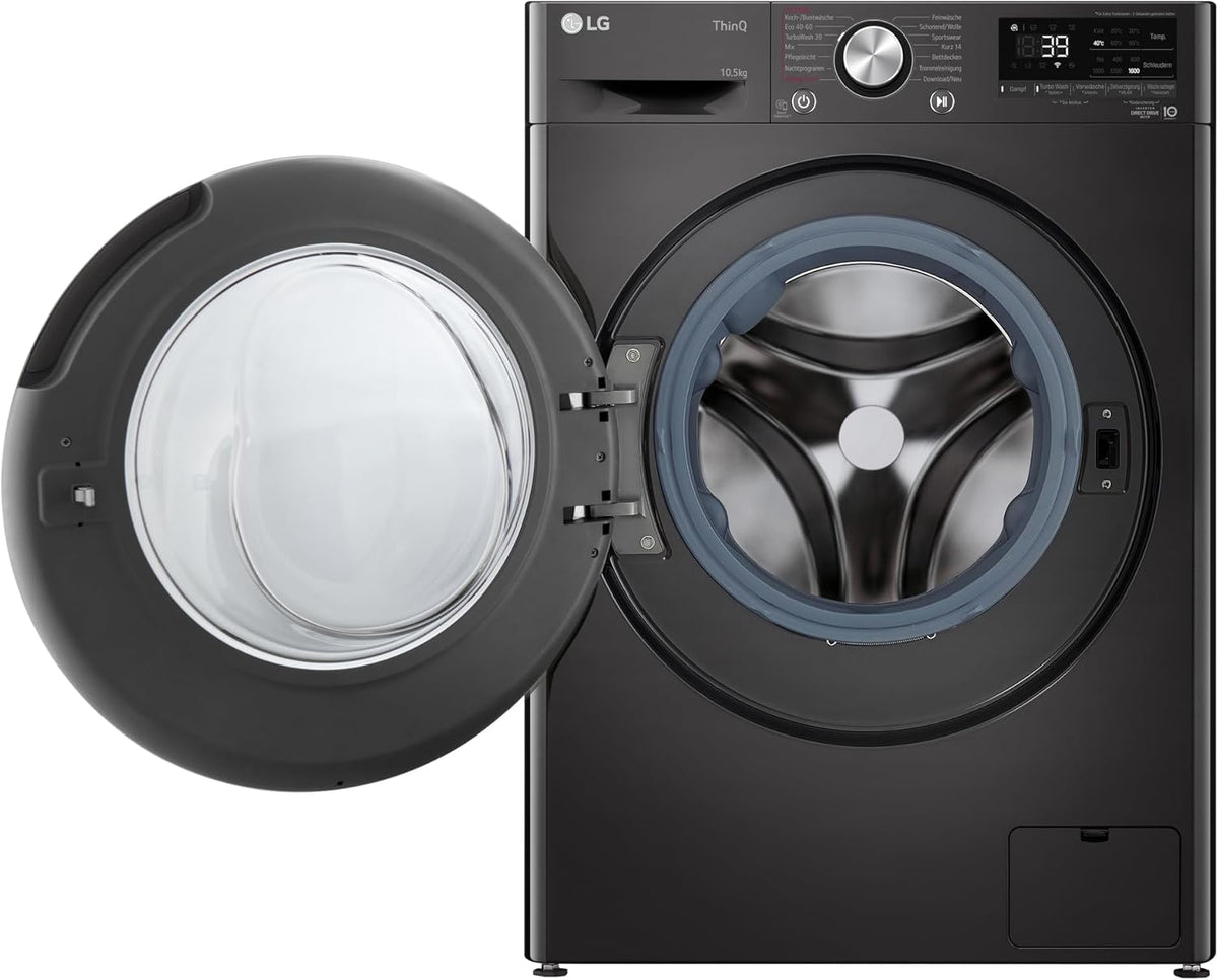 2026 LG F4WV7080, Klasse A, Frontlader-Waschmaschine 8 kg, 1400 U/Min, AI Direct Drive, Wi-Fi, Tiefenreinigung mit Dampf, Groe Kapazitt, TRIPLE A, Auentür aus Sicherheitsglas, 62 x 60 x 85 cm Wei