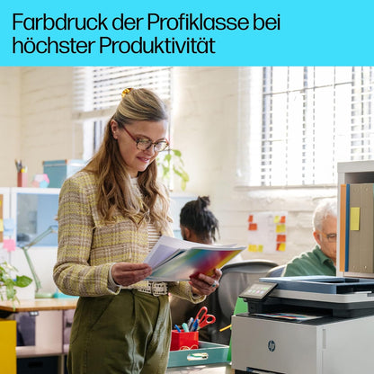 2026 HP Color LaserJet Pro MFP 3302fdwg Multifunktions-Farblaserdrucker, Fax, Automatischer beidseitiger Druck, Touchscreen, Wi-Fi, Ethernet, USB, HP Wolf Pro Security