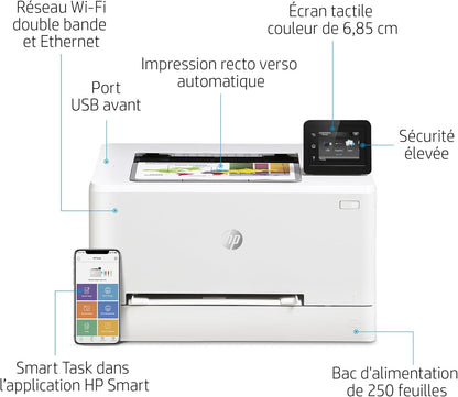 2026 HP Color LaserJet Pro MFP 3302fdwg Multifunktions-Farblaserdrucker, Fax, Automatischer beidseitiger Druck, Touchscreen, Wi-Fi, Ethernet, USB, HP Wolf Pro Security