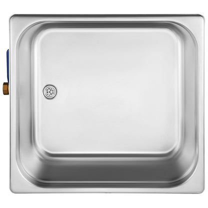 2026 VEVOR 15 L Ultraschallreiniger (600 W Heizung, 360 W Ultraschall) Professioneller digitaler Labor-Ultraschall-Teilereiniger mit Heizungstimer für die Reinigung von Glaszahninstrumenten