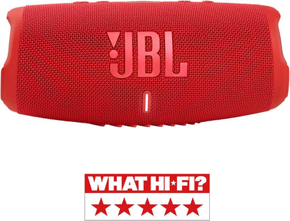 2026 JBL Charge 5 Bluetooth-Lautsprecher in Schwarz – Wasserfeste, portable Boombox mit integrierter Powerbank – Eine Akku-Ladung für bis zu 20 Stunden kabellosen Musikgenuss