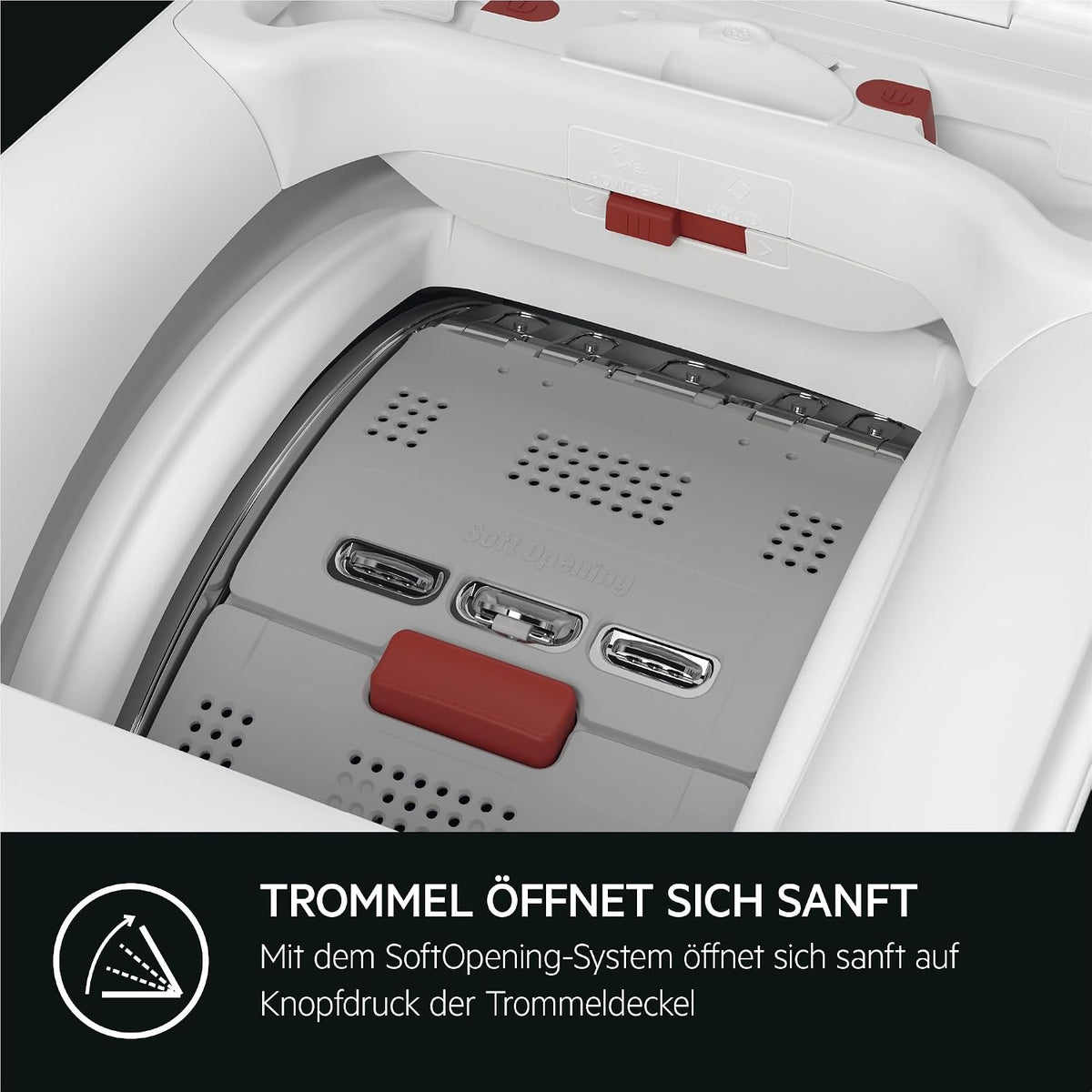 2026 AEG Waschmaschine Toplader, 40 cm, Testsieger Stiftung Warentest, 6 kg, Serie 7000 ProSteam-Dampf-Programm – Weniger Bügeln & mehr Frische, Mengenautomatik, Inverter Motor, 1200 U/min, LTR7A70260