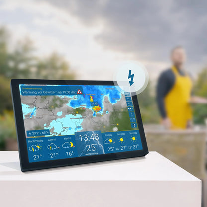 2026 WetterOnline WLAN Wetterstation home 4 mit WetterRadar HD Farbdisplay RegenRadar Unwetterwarnungen 14 Tage Wettervorhersage