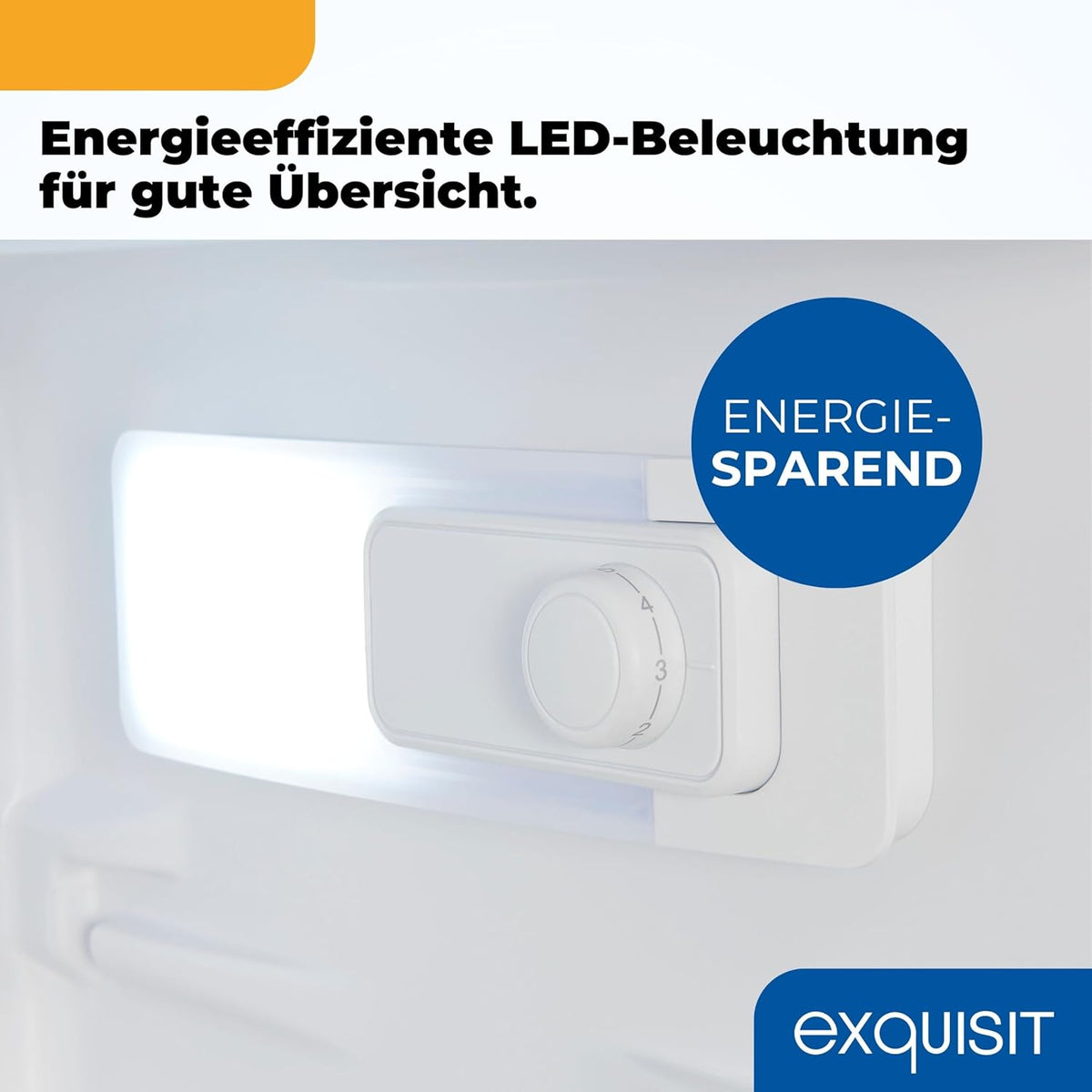 2026 Exquisit Kühlschrank ohne Gefrierfach, Großer Kühlschrank, 5 Ablagen, 242 Liter, Vollraumkühlschrank 143 cm hoch, KS5320-V-H-040E weiss