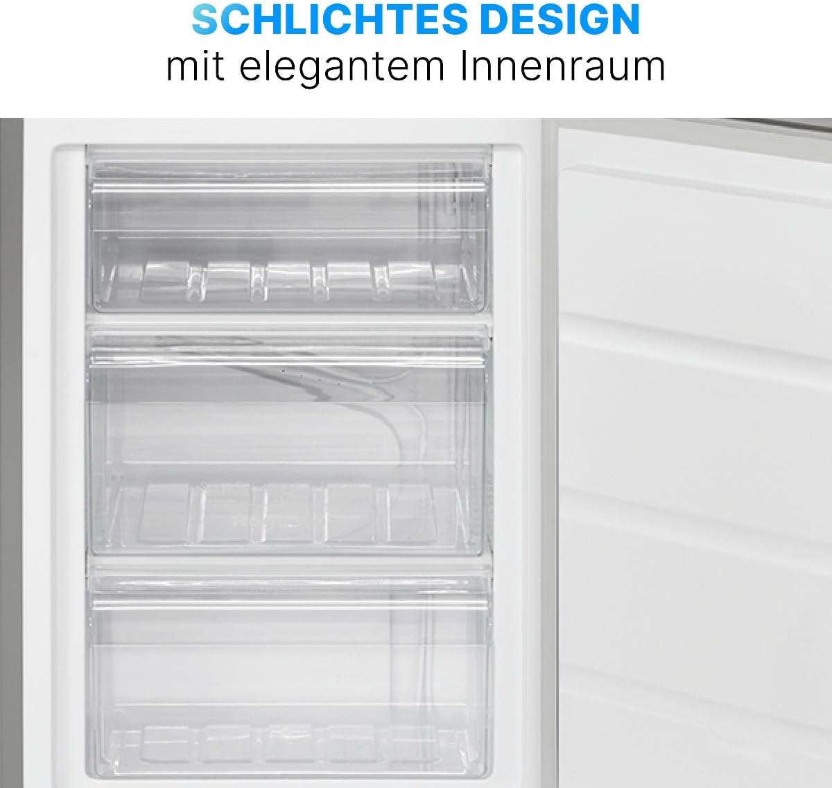 2026 Bomann Gefrierschrank 87L | Gefrierschrank klein mit Temperaturbereich ≤ -18°C | 3 Schubladen | Tiefkühlschrank mit wechselbarem Türanschlag | Freezer Tiefkühlschrank klein GS 7253 weiß