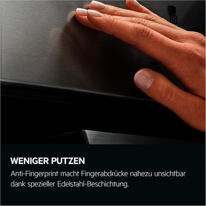 2026 AEG Einbaubackofen – Serie 5 Ringheißluft: Gleichmäßige Garergebnisse auf 3 Ebenen – Pyrolyse Selbstreinigung – 25 Automatikprogramme – LED-Touchdisplay – Schnellaufheizung – Schwarz – BPE53516AB