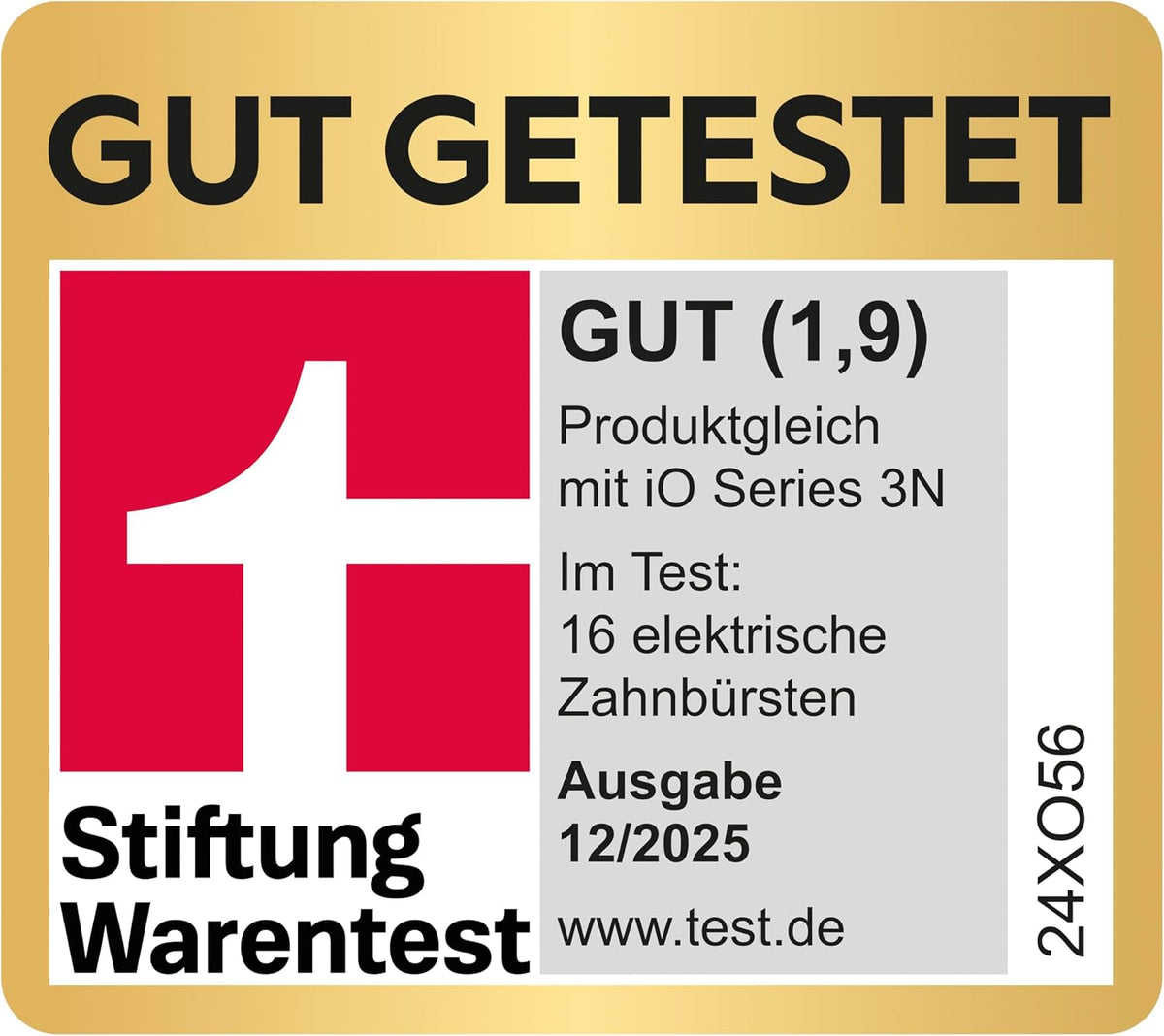 2026 Oral-B iO Series 3 Elektrische Zahnbürste, Doppelpack, Schwarz/Rosa | Inkl. 4 Aufsteckbürsten, GUT GETESTET von STIFTUNG WARENTEST, Electric Toothbrush mit 3 Putzmodi für Zahnpflege