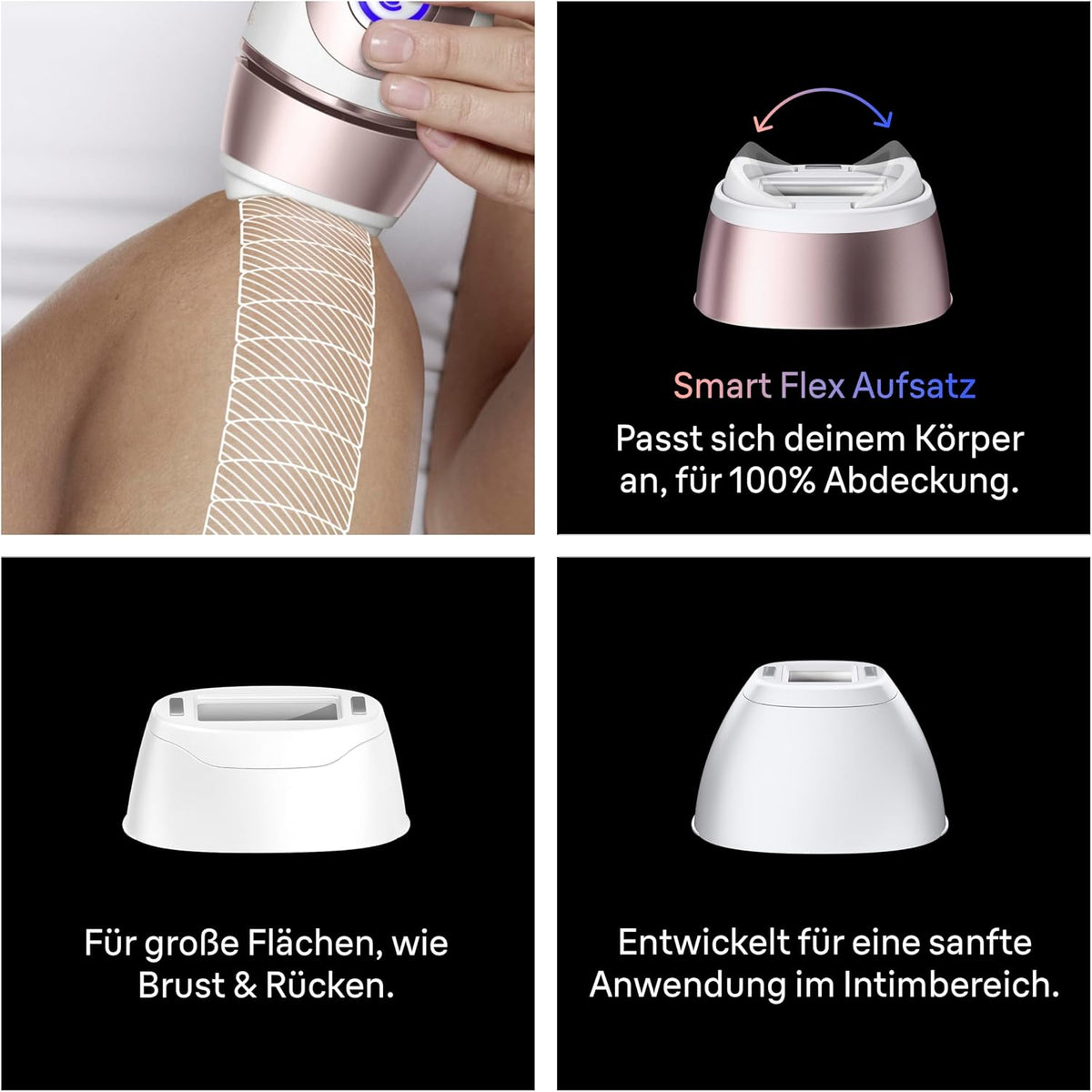 2026 Braun Smart IPL Geräte Haarentfernung Skin i·expert 7, PL7311, Rosegold | Alternative Laser Haarentfernung für Zuhause, Dauerhafte Haarentfernung, Inkl. Etui, Venus Rasierer Und 3 Aufsätze