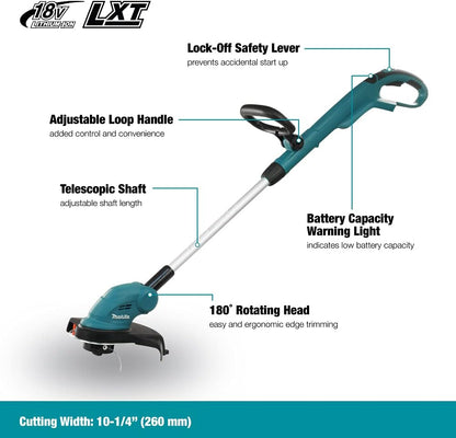 2026 Makita DLM432Z Akku-Rasenmäher 2x18 V (ohne Akku, ohne Ladegerät)