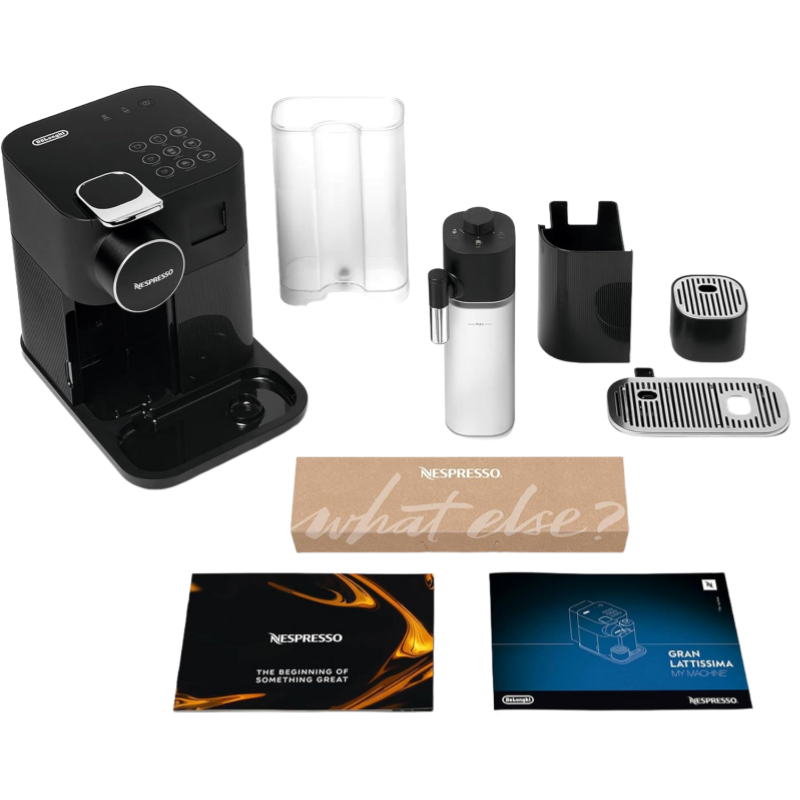 2026 Nespresso De'Longhi EN640.W Gran Lattissima Kaffeekapselmaschine mit automatischem Milchsystem,19 Bar Druck, 1400W,Weiß