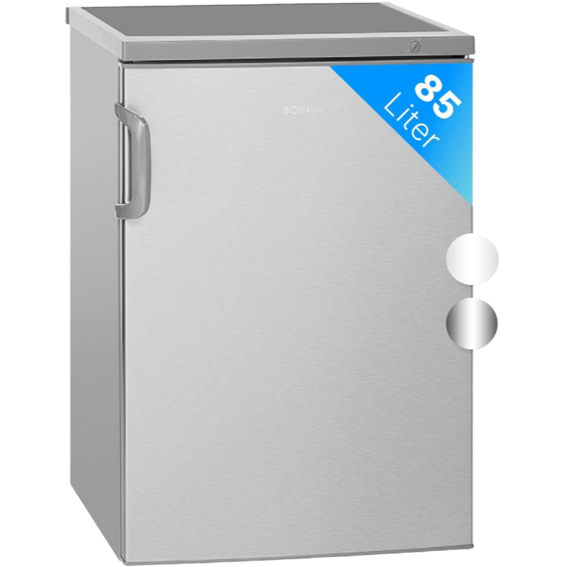 2026 Bomann Gefrierschrank 87L | Gefrierschrank klein mit Temperaturbereich ≤ -18°C | 3 Schubladen | Tiefkühlschrank mit wechselbarem Türanschlag | Freezer Tiefkühlschrank klein GS 7253 weiß