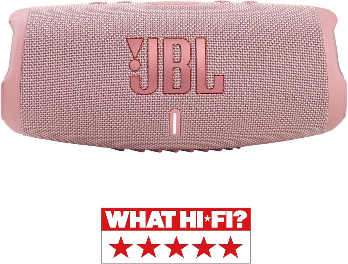 2026 JBL Charge 5 Bluetooth-Lautsprecher in Schwarz – Wasserfeste, portable Boombox mit integrierter Powerbank – Eine Akku-Ladung für bis zu 20 Stunden kabellosen Musikgenuss