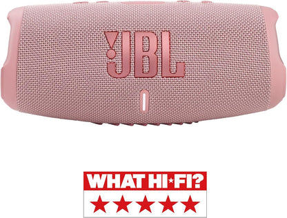 2026 JBL Charge 5 Bluetooth-Lautsprecher in Schwarz – Wasserfeste, portable Boombox mit integrierter Powerbank – Eine Akku-Ladung für bis zu 20 Stunden kabellosen Musikgenuss