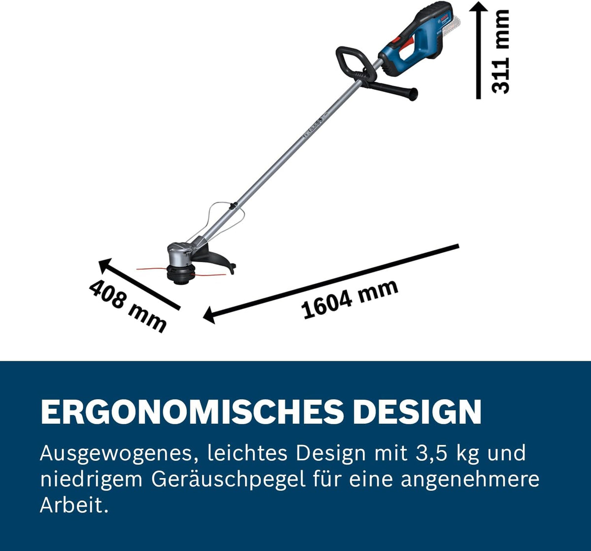 2026 Bosch Professional 18V System Akku-Rasentrimmer GRT 18V-33 (bürstenloser Motor, Schnittkreisdurchmesser von 33 cm, inkl. 1x Schultergurt, 1x Fadenspuleneinheit)