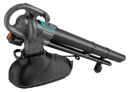 2026 Akku Laubsauger Bläser PowerJet 18V P4A Solo starker Luftstrom schneller Moduswechsel Fangsack 14895 55 Black