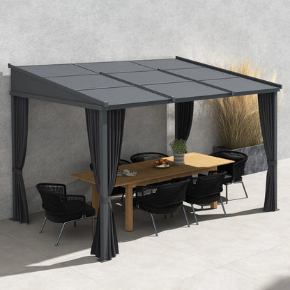2026 Outsunny Pergola Schiebedach Metallüberdachung