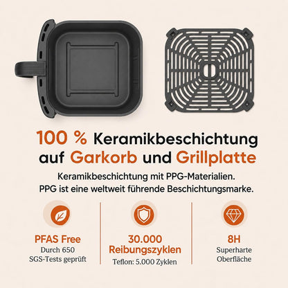 2026 Cosori Airfryer, neue Generation 2026, exklusive TurboBlaze-Tech, 8,6 L