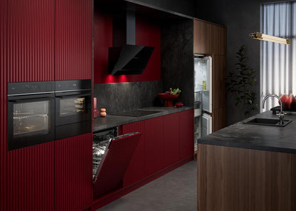 2026 AEG Einbaubackofen – Serie 5 Ringheißluft: Gleichmäßige Garergebnisse auf 3 Ebenen – Pyrolyse Selbstreinigung – 25 Automatikprogramme – LED-Touchdisplay – Schnellaufheizung – Schwarz – BPE53516AB