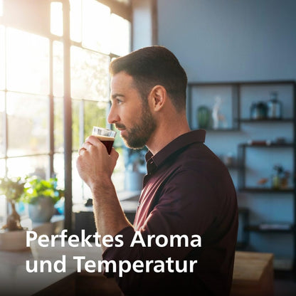 2026 Philips Serie 5400 Kaffeevollautomat - Genießen Sie 12 Getränke, schnell reinigendes LatteGo, intuitives TFT-Display, anpassbare Kaffeeeinstellungen, erstklassiges Küchendesign (EP5441/50)