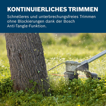 2026 Bosch Professional 18V System Akku-Rasentrimmer GRT 18V-33 (bürstenloser Motor, Schnittkreisdurchmesser von 33 cm, inkl. 1x Schultergurt, 1x Fadenspuleneinheit)