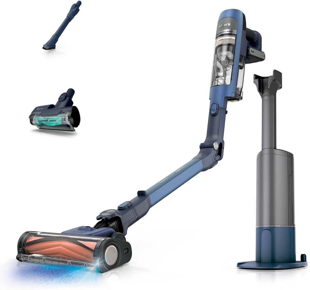 2026 Shark Detect Speed Clean & Empty Pet Pro Akku-Staubsauger, IA3241EUT, Salbeigrau