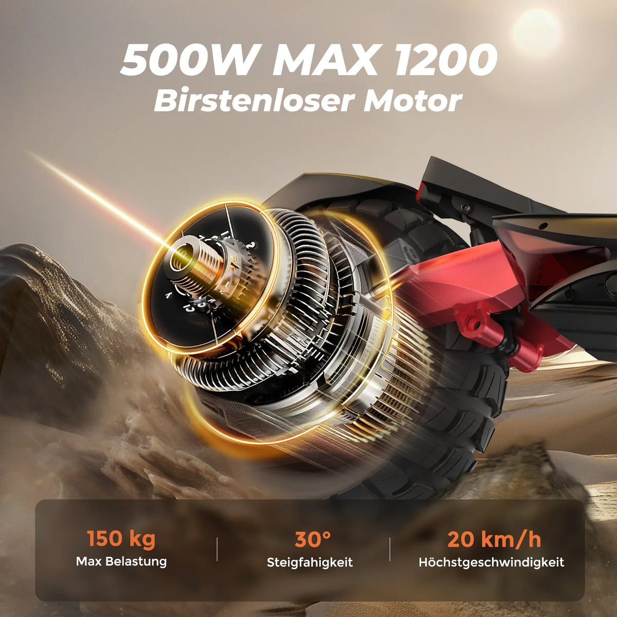 2026 T8 Offroad-E-Scooter Mit Straßenzulassung 1200W Motor 100KM Reichweite (ABE,eKFV)