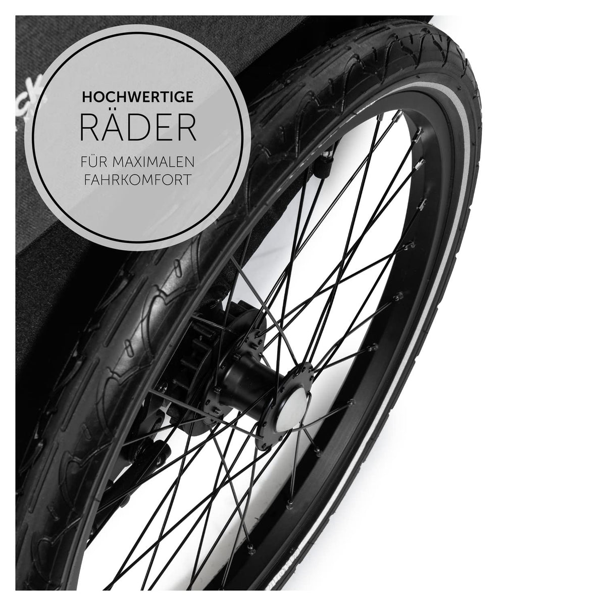 2026 hauck Fahrradanhänger & Kinderwagen Dryk Duo Plus mit Federung, für 2 Kinder (6-48 Monate), inkl. Deichsel, Buggyrad, Fahne und LED Licht, Faltbar, Höhenverstellbar, XL Kofferaum (Dark Green)