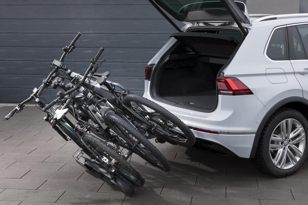 2026 Fischer Kupplungs-Fahrradträger ProlineEvo 2, für 2 Fahrräder bis 60kg Nutzlast, E-Bike geeignet, vormontiert, abschließbar, faltbar