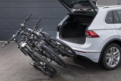 2026 Fischer Kupplungs-Fahrradträger ProlineEvo 2, für 2 Fahrräder bis 60kg Nutzlast, E-Bike geeignet, vormontiert, abschließbar, faltbar