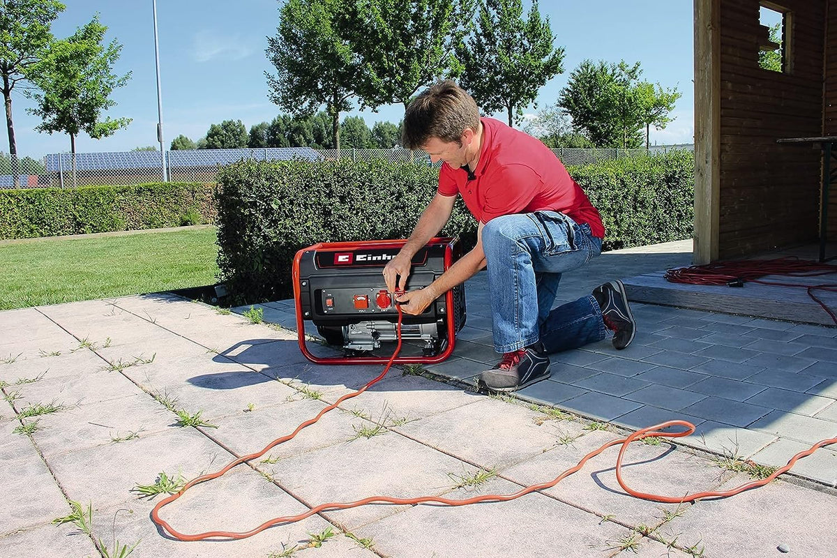 2026 Einhell Stromerzeuger (Benzin) TC-PG 25/1/E5 (max. 2400 W, 15 L Tank, 2100 W Dauerleistung, 4-Takt-Motor, 2x 230 V, Überlastschutz, Voltmeter, AVR-Funktion)