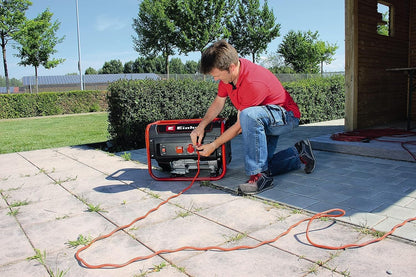 2026 Einhell Stromerzeuger (Benzin) TC-PG 25/1/E5 (max. 2400 W, 15 L Tank, 2100 W Dauerleistung, 4-Takt-Motor, 2x 230 V, Überlastschutz, Voltmeter, AVR-Funktion)