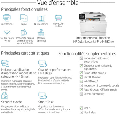 2026 HP Color LaserJet Pro MFP 3302fdwg Multifunktions-Farblaserdrucker, Fax, Automatischer beidseitiger Druck, Touchscreen, Wi-Fi, Ethernet, USB, HP Wolf Pro Security