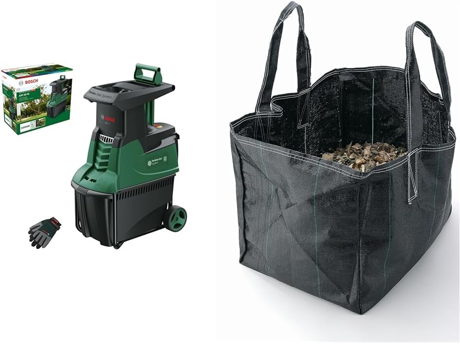 2026 Bosch Turbinenhäcksler AXT 25 TC (2.500 W; geeignet für Holz und harte Gartenabfälle; inklusive Gartenhandschuhe; integrierte Fangbox 53 l; in Karton) – Edition