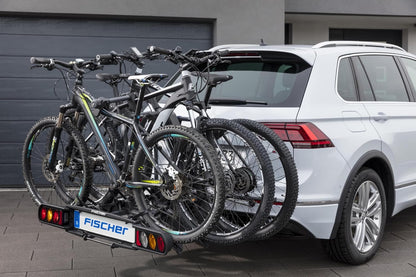 2026 Fischer Kupplungs-Fahrradträger ProlineEvo 2, für 2 Fahrräder bis 60kg Nutzlast, E-Bike geeignet, vormontiert, abschließbar, faltbar