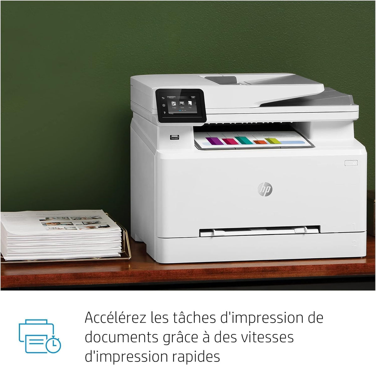2026 HP Color LaserJet Pro MFP 3302fdwg Multifunktions-Farblaserdrucker, Fax, Automatischer beidseitiger Druck, Touchscreen, Wi-Fi, Ethernet, USB, HP Wolf Pro Security