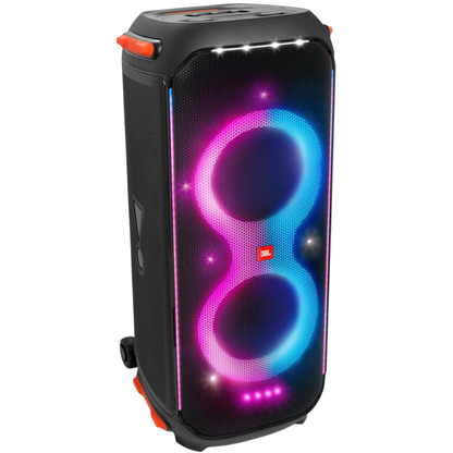 2026 JBL PartyBox 710 - Schwarz – Trag - und rollbarer Bluetooth Party-Lautsprecher mit Lichteffekten – Spritzwassergeschützte, mobile Musikbox