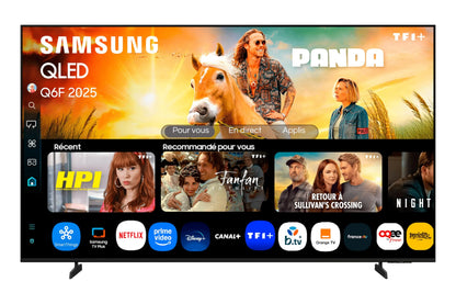 2026 Samsung AI TV 55 Zoll QLED 55Q6F 4K Smart TV, Quantum Dots, Q4 Lite Processor, WiFi, Airplay, HDR, Q-Symphony, OTS Lite, Knox Security, Gaming Hub, Bixby, integrierte App Betreiber