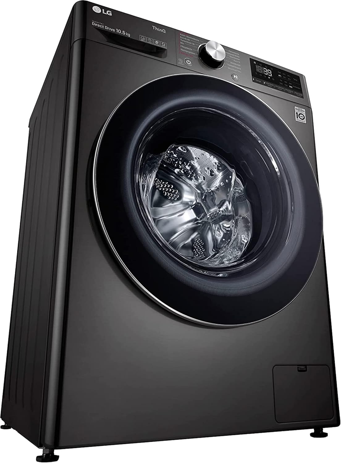2026 LG F4WV7080, Klasse A, Frontlader-Waschmaschine 8 kg, 1400 U/Min, AI Direct Drive, Wi-Fi, Tiefenreinigung mit Dampf, Groe Kapazitt, TRIPLE A, Auentür aus Sicherheitsglas, 62 x 60 x 85 cm Wei