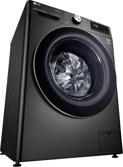 2026 LG F4WV7080, Klasse A, Frontlader-Waschmaschine 8 kg, 1400 U/Min, AI Direct Drive, Wi-Fi, Tiefenreinigung mit Dampf, Groe Kapazitt, TRIPLE A, Auentür aus Sicherheitsglas, 62 x 60 x 85 cm Wei