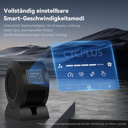 2026 CYCPLUS Smart Fahrradventilator, BLDC-Motor, Bluetooth & ANT+