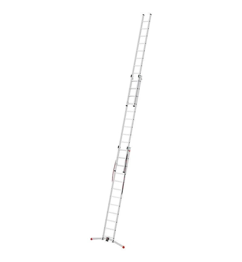 2026 S100 ProfiLOT 3teilige Alukombileiter Lotsystem 3x12 Profilsprossen 150kg rostfrei Silber