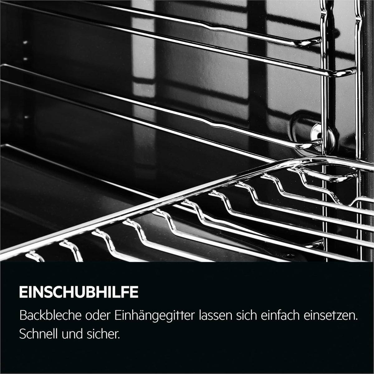 2026 AEG Einbaubackofen – Serie 5 Ringheißluft: Gleichmäßige Garergebnisse auf 3 Ebenen – Pyrolyse Selbstreinigung – 25 Automatikprogramme – LED-Touchdisplay – Schnellaufheizung – Schwarz – BPE53516AB