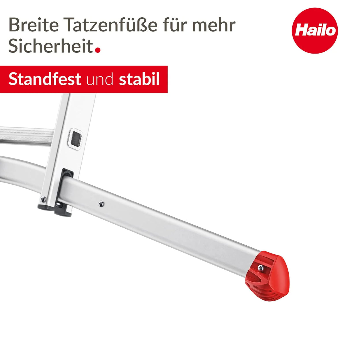 2026 S100 ProfiLOT 3teilige Alukombileiter Lotsystem 3x12 Profilsprossen 150kg rostfrei Silber