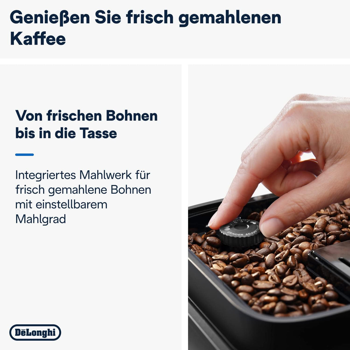 2026 De'Longhi Magnifica Evo ECAM 292.81.B Kaffeevollautomat mit LatteCrema Milchsystem, 7 Direktwahltasten für Cappuccino, Espresso und weitere Kaffeespezialitäten, 2-Tassen-Funktion, Schwarz